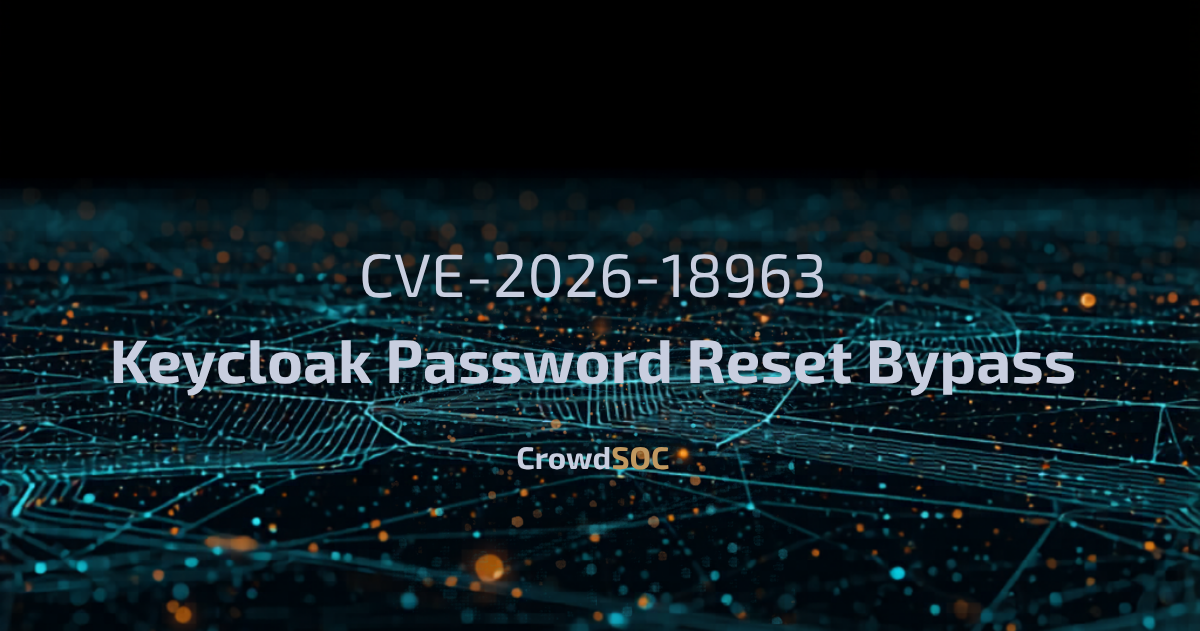 Keycloak Password Reset Bypass (CVE-2026-18963): Any Account, No Login Required